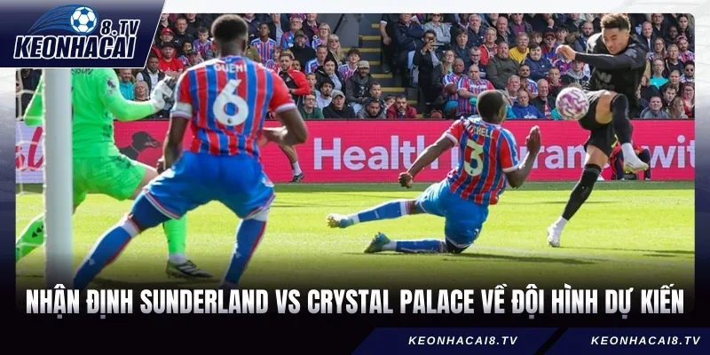 Nhận định Sunderland vs Crystal Palace về đội hình dự kiến