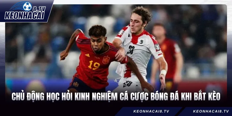 Chủ động học hỏi kinh nghiệm cá cược bóng đá khi bắt kèo