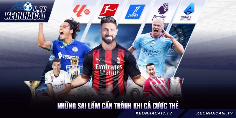 Những sai lầm cần tránh khi cá cược thẻ